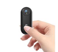 Caméra Sport Mini 4K, Mini Camera Espion 4K - Caméra Vlog Miniature Étanche avec Clip Rotatif 360°, WiFi & Enregistrement Pendant Charge, Camera POV Sans Mains pour Cyclisme, Moto, Vlog, Animaux