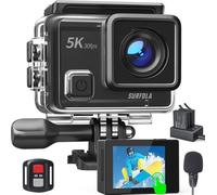 Caméra Sport Sf430 5K 30Fps 24Mp, Étanche 40M Et 2 Piles 1350Mah Batteries, Wifi D'Action Avec Ecran Lcd Tactile, Eis Stabilisateur, Télécommande 2.4 G Et Kit D'Accessoires[YIN4186673]