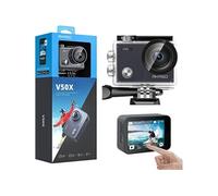 Caméra Sport V50X SE 4K30FPS 20MP 131 Pieds Sous Marine WiFi 4X Zoom Ecran Tactile Support External Mic Noir