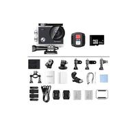 Caméra Sport AKASO V50X SE Etanche 4k MicroSDXC U3 64 Go 30FPS - Stabilisateur - Écran Tactile Noir