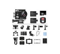 Caméra sport Dragon Touch Caméra Sport Vision 3 Etanche 4k 16 Millions pixels Avec 64Go Carte mémoire Noir