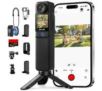 Caméra Sport & Vlog SJCAM C300 4K Étanche Double Écran Tactile Stabilisation 6 Axes Haute Autonomie Noir + MicroSD 64Go