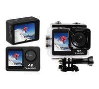 Caméra Sportive Sunstech Adventure 4K 16MP Étanche 30m WiFi Grand Angle 170° avec Écran LCD 2 et Accessoires Complets