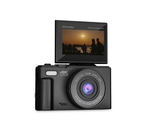 Caméra Sportive XPLORER, WiFi, Écran Pivotant, Résolution 4K et 64MP, Batterie rechargeable Amovible, Noir