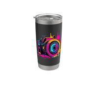Caméra Steamwave Art Photographe Gobelet isotherme en acier inoxydable double paroi