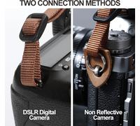 Camera Strap-Crazy Horse Art Classic Leather Head,1.5"" Woven Cotton Camera Strap.[L68]