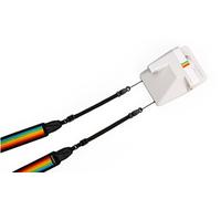 Camera Strap Flat - Arc-en-ciel noir