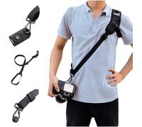 Camera Strap for DSLR SLR Canon Nikon Sony Olympus, Black