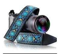 Camera Strap For Photographers Padded Universal Fit Neck Shoulder & Crossbody Strap Quick Release For DSLR/SLR/Mirrorless Canon Nikon Sony Olympus Compatible Photographer Gift for Men & Women - Blue