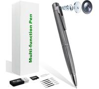 Caméra Stylo Espion,caméra cachée 1080P de 64 Go avec Surveillance des mouvements,Enregistrement vidéo et Audio