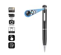 Caméra stylo haute définition avec enregistrement tactile et enregistrement en boucle.