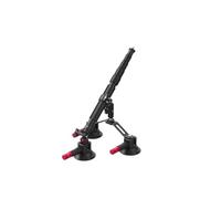 Camera Suction Cup Mount, Kit de Montage de Voiture à Triple Ventouse, avec Adaptateur de caméra d'action, Perche d'extension 2 en 1, bâton de Selfie, Compatible for GoPro,Parts