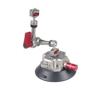 Camera Suction Cup Mount, Support de caméra d'action de Voiture à dégagement Rapide, Pompe à Main, Ventouse réglable à 360 ° 1/4 "3/8", Compatible for GoPro,Parts(4.5inch Grey ComboE)