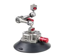 Camera Suction Cup Mount, Support de caméra d'action de Voiture à dégagement Rapide, Pompe à Main, Ventouse réglable à 360 ° 1/4 "3/8", Compatible for GoPro,Parts(6inch Grey Combo D)