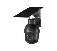 Caméra Surveillance 2K 3MP WiFi Extérieure sans Fil Solaire Q03 - 360° PTZ - Vision Nocturne Couleur PIR-Q03 Noir