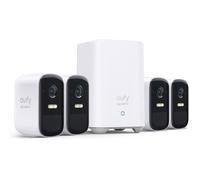 eufy Security eufyCam 2C Pro Camera Surveillance WiFi exterieure sans Fil, Autonomie 180jours, Résolution 2K, Vision Nocturne, sans Frais mensuels, Kit 4 caméras