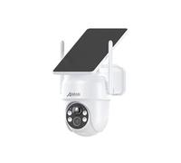 ANRAN Caméra Surveillance Extérieur sans Fil Solaire 2K 3MP HD Batteries Rechargeable avec panneau solaire intégrée-Q04 Blanc