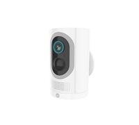 Caméra Surveillance Extérieure Wi-Fi Vision Nocturne et Capteur de Mouvement Blanc