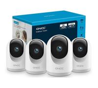 Caméra surveillance WiFi intérieure lot 4 2K 3MP vision nocturne infrarouge audio bidirectionnel WiFi 2 4/5 GHz