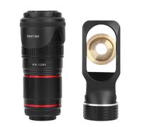 Caméra Téléobjectif Macro Grand Angle 4 En 1, Caméra 12,8 X, Kit D'objectif De Téléphone Pour Photos De Paysage De Personnages