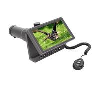 Caméra télescope numérique avec grossissement 50x et vidéo 1080p, photo 14 MP, écran LCD 5", idéal pour l'observation des oiseaux et les événements sportifs