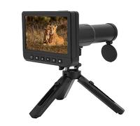 Caméra Télescope Numérique, Grossissement 50X, Télescope Numérique Vidéo 1080P avec Caméra, Enregistreur Vidéo et Photo à écran LCD de 5 Pouces pour la Chasse en Plein Air (Prise