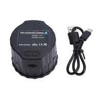 Caméra télescope Sunicon, oculaire numérique 4MP 2K, Enregistrement vidéo, caméra oculaire électronique intégrée pour télescope de 1,18 à 1,97 Pouces (Black)