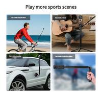 Caméra Télescopique De 130cm avec Poignée Ergonomique Pocket 3 Et Caméras Sport pour Caméra d'action Stable Bâton Selfie