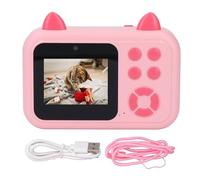 Caméra Thermique Avec Impression Photos 24MP, Écran 2,4 Pouces, Vidéo 1080P - Reconnaissance Faciale Intelligente, Multi - Fonctions Créatives, Idéale Enfants et Loisirs (Rose)