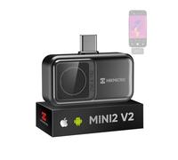 Caméra thermique HIKMICRO Mini2 V2 pour Android/iOS, résolution IR 256×192, caméra d'imagerie thermique, SuperIR 512×384, supporte iPhone 15/16, 25Hz, port USB-C/Lightning(Pas d'accessoires)