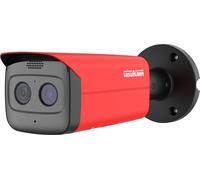 Caméra thermique IP Wisualarm HY-FT431LFP-TD1F4, 4MP, IP67, détection IR 25m