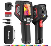 Camera Thermique, KAIWEETS Caméra Infrarouge Ultra Haute Résolution 256 x 192, Autonomie de 16 Heures ; Caméra Thermique Avec Modes D'image PIP/Infrarouge/Lumière Visible/Fusion 4 - Carte TF 32 GB