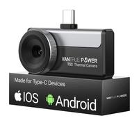 Caméra thermique Vantrue TS2 pour Android, iPhone, iOS, résolution infrarouge 512×384 avec super-résolution TISR, USB-C, 25 Hz, 40 mK, -20 °C à 550 °C