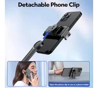 Camera Tripod,Flexible Extendable Mini Tripod With Extension Rod Compatible With Canon Nikon Sony Phone Cameras