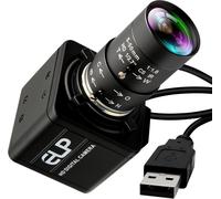 Caméra USB 16 mégapixels haute résolution 5K USB avec monture CS 5-50 mm Objectif Varifocus manuel Gros plan OpenCV Caméra pilote gratuit pour Windows Linux Laptop Jetson Nano