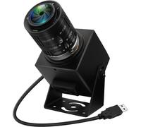 Caméra USB 48 MP 8K Ultra HD USB avec Objectif Zoom Manuel 3,6 à 10 mm 3X Webcam pour Ordinateur Lightburn Caméra Gros Plan pour graveur Laser Plug and Play pour numériser des Documents Gesic