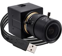 Caméra USB 5 MP avec zoom 2,8-12 mm, webcam grand angle haute résolution 2952 x 1944 distance focale réglable pour Windows, Mac OS, Linux, Android