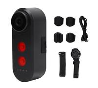 Caméra Vélo avec Feu Arrière, 4K HD, Étanche IPX6, Batterie 5000mAh, Grand Angle 140° - Enregistrement en Boucle, Lumières 6 Modes, Sécurité Nuit et Usage Extérieur (16G)