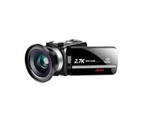 Caméra vidéo, 2 pièces .7K caméra vidéo caméscope numérique 3.0 Pouces écran Tactile 30MP 16X Zoom Prise en Charge FHD(with Lens)