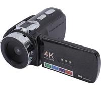 caméra vidéo 4K 64MP HD 28x Zoom numérique Enregistreur Auto Focus avec écran rotatif 3 pouces Lumière LED pour le voyage