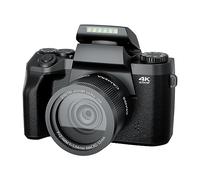 Caméra Vidéo 4K Caméscope SLR DSLR 64MP 60FPS Zoom Numérique 16X Mise Au Point Automatique Vlogging WiFi en Direct Immortalisez Facilement Vos Plus Beaux Moments(64G SD Card,Only Camera)