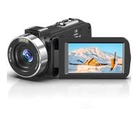 Caméra Vidéo 4K, Caméscope WiFi à Zoom Numérique 18x, Caméra de Vlogging Ultra HD 48MP, Appareil Photo Numérique à écran Tactile 3,0 Pouces avec Télécommande