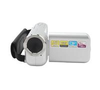 Caméra Vidéo Caméscope 16MP 1080P HD 16X Zoom 2,0 Pouces écran Couleur TFT Enregistreur Numérique, Multifonction, pour Enfants Adolescents étudiants Débutants Aînés (Silver)