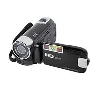Caméra Vidéo, Caméscope de Caméra Vidéo à écran Rotatif TFT de 2,7 Pouces, Enregistreur de Caméra à Zoom Numérique 16MP avec Câble USB, pour Les Voyages, Le Mariage, Les (Noir)