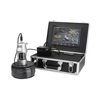 Caméra vidéo de pêche sous-Marine 9 Pouces 50 m/100 m, détecteur de Poissons, étanche IP68, 38 LED, Rotation à 360 degrés Clear View(38 LEDs 100M Cable)