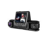 Caméra vidéo de voiture à 2/3 objectifs avec vision multiple avec vidéo nocturne 1080p sans couture pour conducteur de véhicule triple caméra