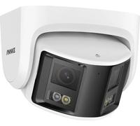 Caméra vidéo d'extérieur à double objectif, vision à 180°, détection de mouvement par IA, I51DX
