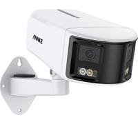 Caméra vidéo d'extérieur, double objectif 6MP, grand angle 180°, audio bidirectionnel, caméra 6MP I51DW