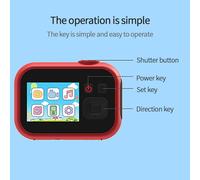 Caméra Vidéo Éducative 2.0 Pouces, Jouet Pour Bébé, Projection 1080p, Anniversaire, Appareil Photo Numérique, Mini Caméscope