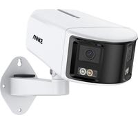 Caméra vidéo extérieure à double objectif, vision à 180°, détection de mouvements par IA, I91DW
